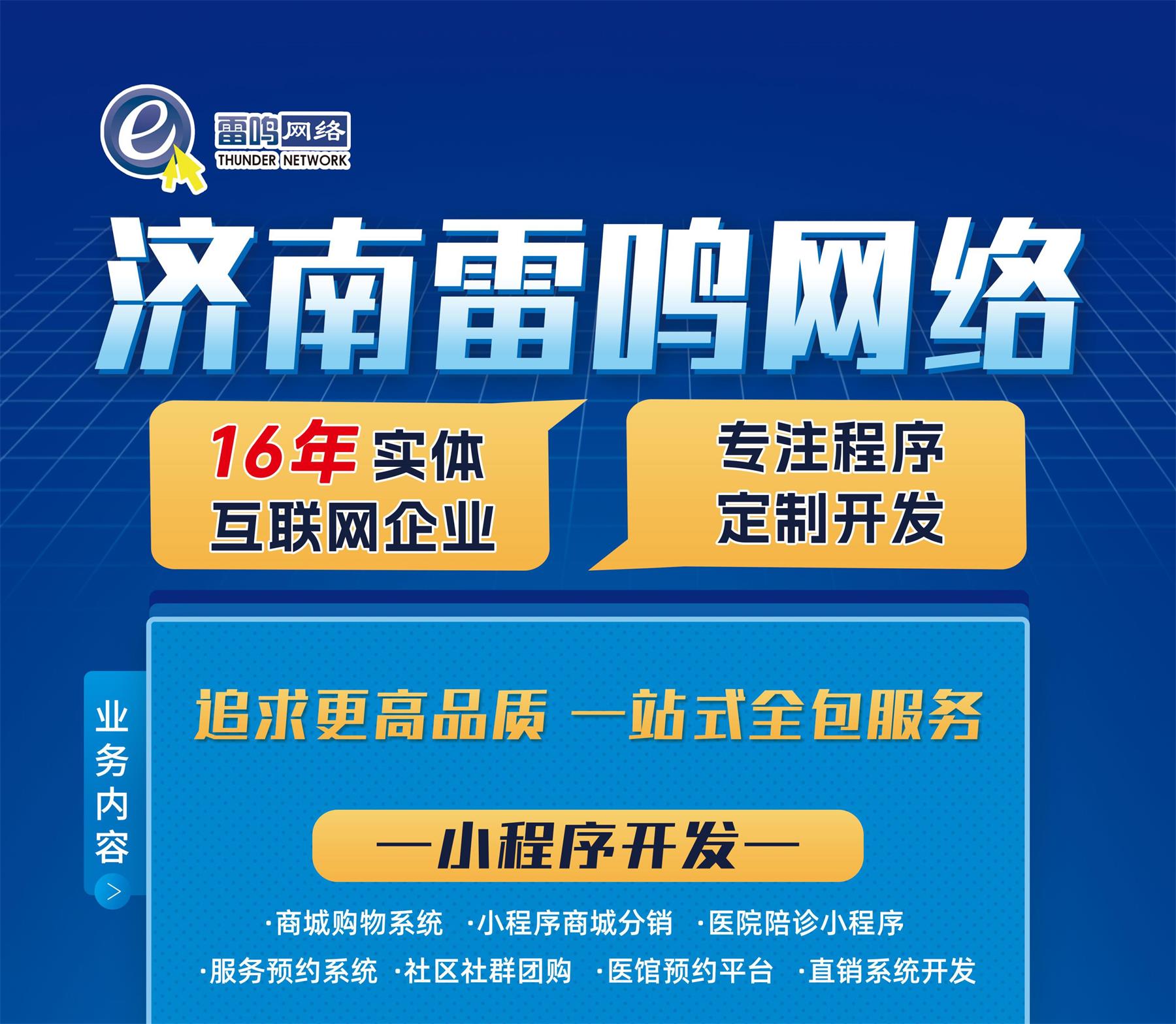 濟南雷鳴網絡技術有限公司---十六載深耕，以技術賦能，以服務致遠。